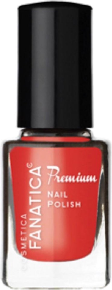 Goedkoopste Cosmetica Fanatica - Premium Nagellak - Rood, rozenrood, oranjerood / rosenrot - flesje met 12 ml. inhoud - nummer 237