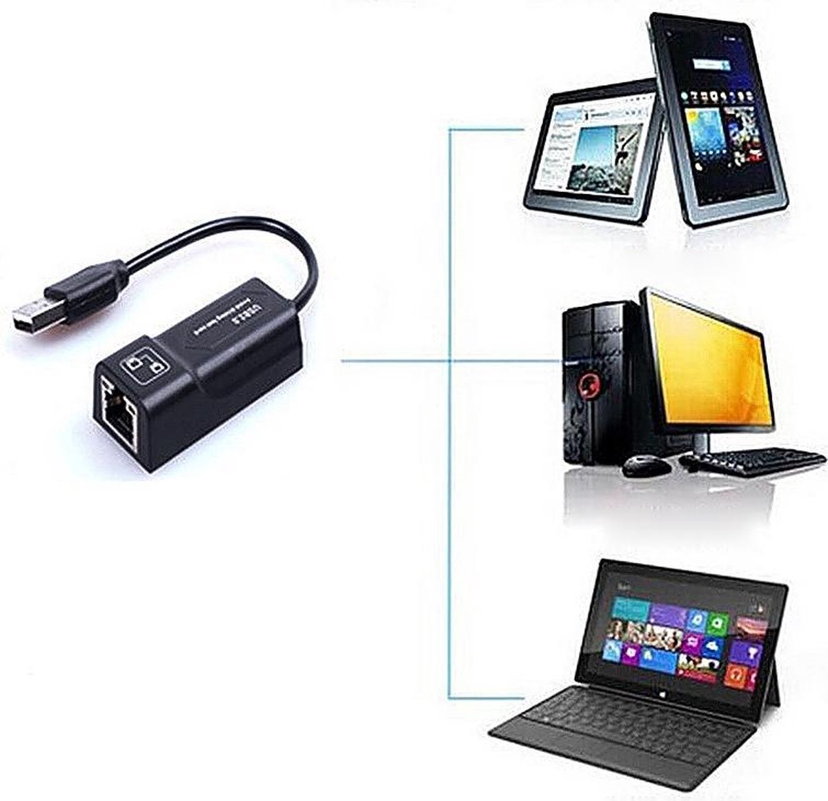 USB 2.0 Gigabit Adapter Adapter