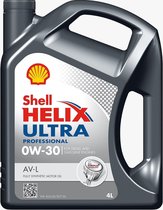 Shell Helix Ultra Professional AV-L 0w30 motorolie 5 liter