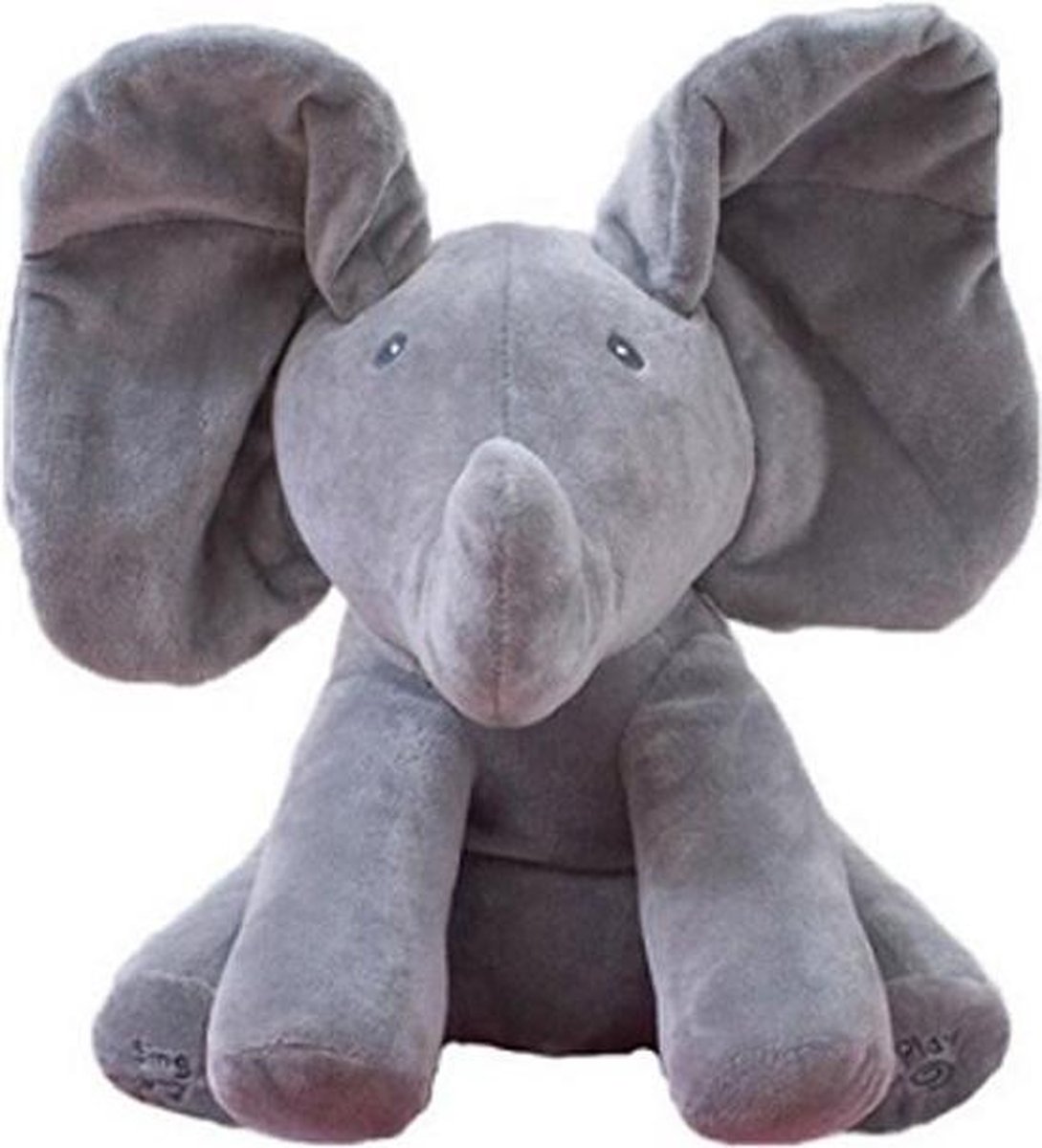 Flappy de Kiekeboe olifant - Speelt Kiekeboe en Zingt (Engelstalig) knuffel,  olifant... | bol.com
