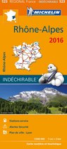 Rhone - alpes 17523 carte michelin kaart 2016