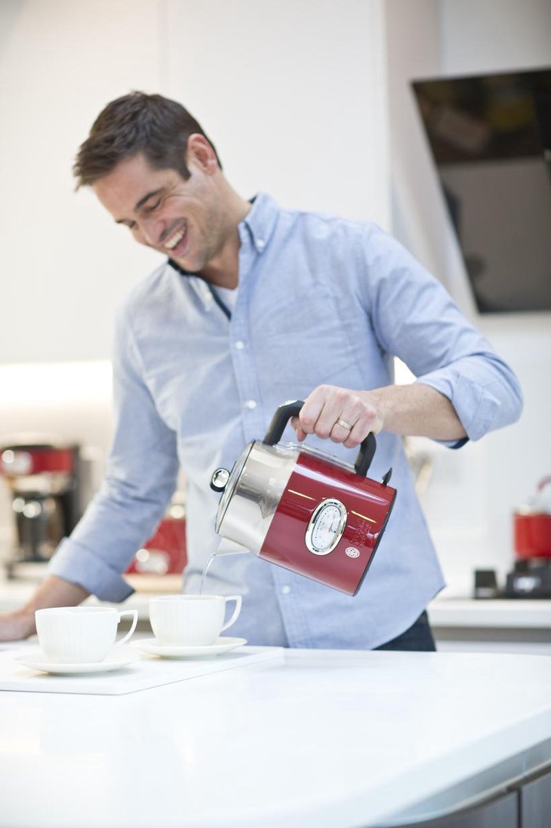 Russell Hobbs 21670-70 Retro Ribbon Red Waterkoker - Rood — afbeelding 7