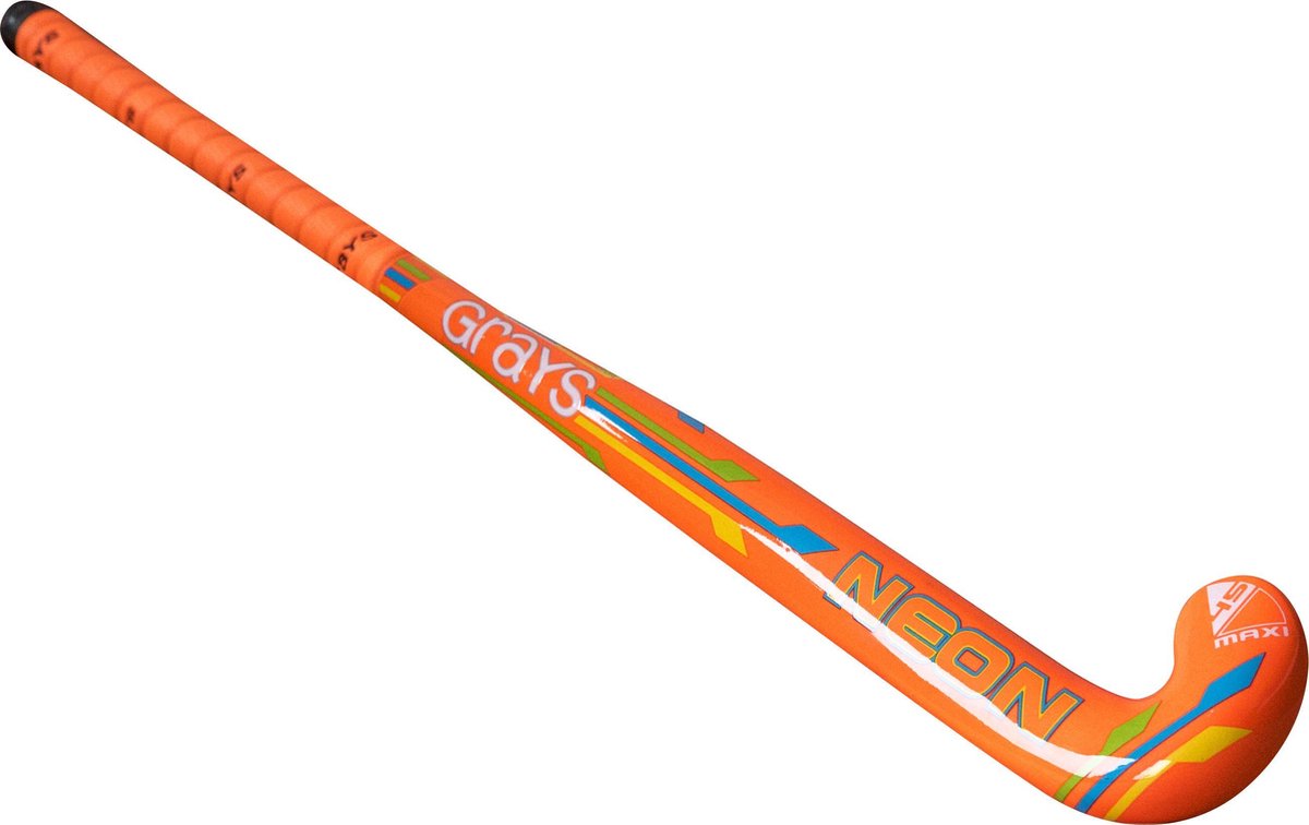 Grays Neon Jr - Hockeystick - Kinderen - 28 Inch - Hout - Oranje