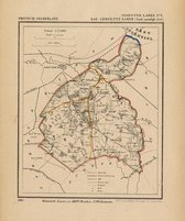 Historische kaart, plattegrond van gemeente Laren en Verwolde (Zuid Oost) in Gelderland uit 1867 door Kuyper van Kaartcadeau.com