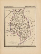 Historische kaart, plattegrond van gemeente Etten en Leur in Noord Brabant uit 1867 door Kuyper van Kaartcadeau.com