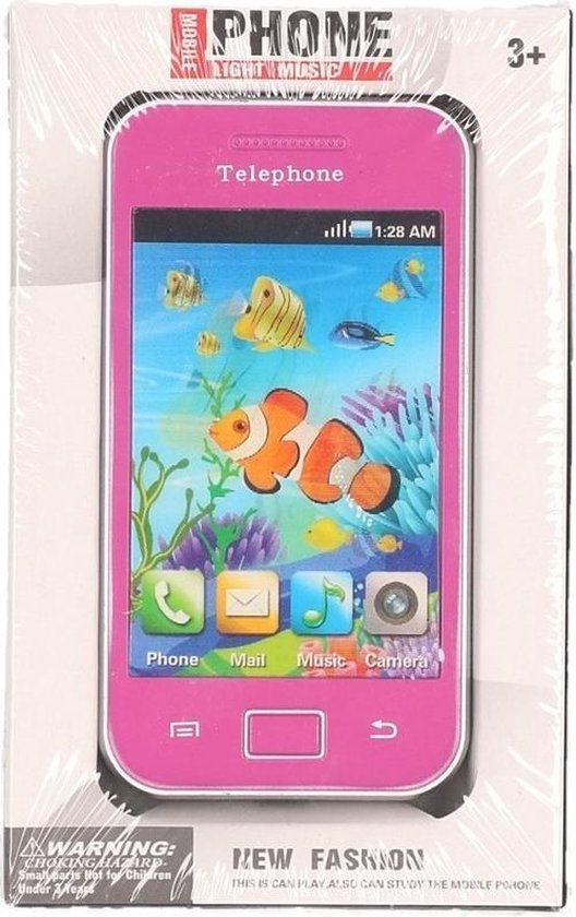 bol.com | Speelgoed smartphone roze