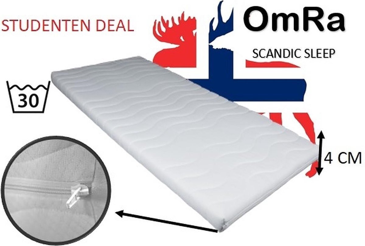 Topdek Matras HR topper Koudschuim topper 180x200cm