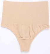 Correctie ondergoed shapewear - High waist string beige maat 38/40