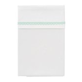 Cottonbaby Ledikantlaken broderiekant mint 120x150 cm