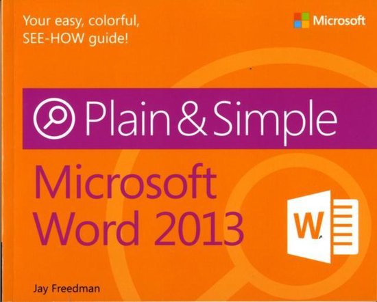 Microsoft Word 2013 Plain & Simple - cover