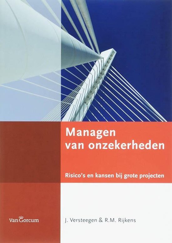 Cover van het boek 'Managen van onzekerheden / druk 1' van Jos Versteegen en J. Verstegen
