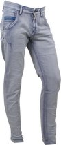 Cars Jeans - Heren Jeans - Regular Fit - Stretch - Lengte 34 - Loyd - Grey Used