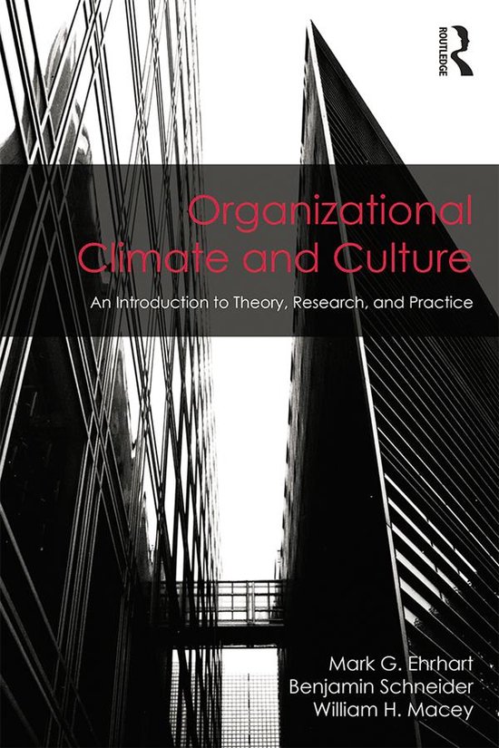 Organizational Climate and Culture - cover