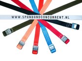 Bagagegordel 25 mm 3M Blauw - Verzinkte Klemgesp