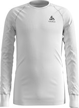 Odlo Bl Top Crew Neck L/S Active Warm Kinderen Thermoshirt - White - Maat 104