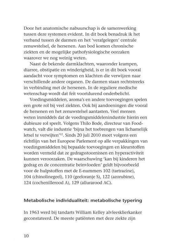 De darm denkt mee