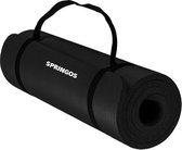 Fitness mat  Zwart  180cm x 60cm x 1cm