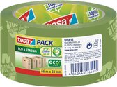 Tesa 58156 58156-00-00 Ruban d'emballage Tesapack Eco & Strong Green (LXW) 66 MX 50 mm 1 Rouleau