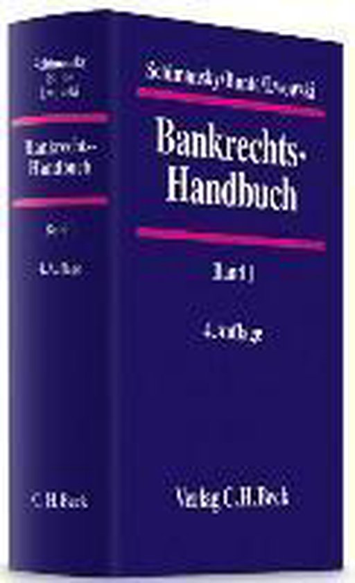 Bankrechts-Handbuch 1 - cover
