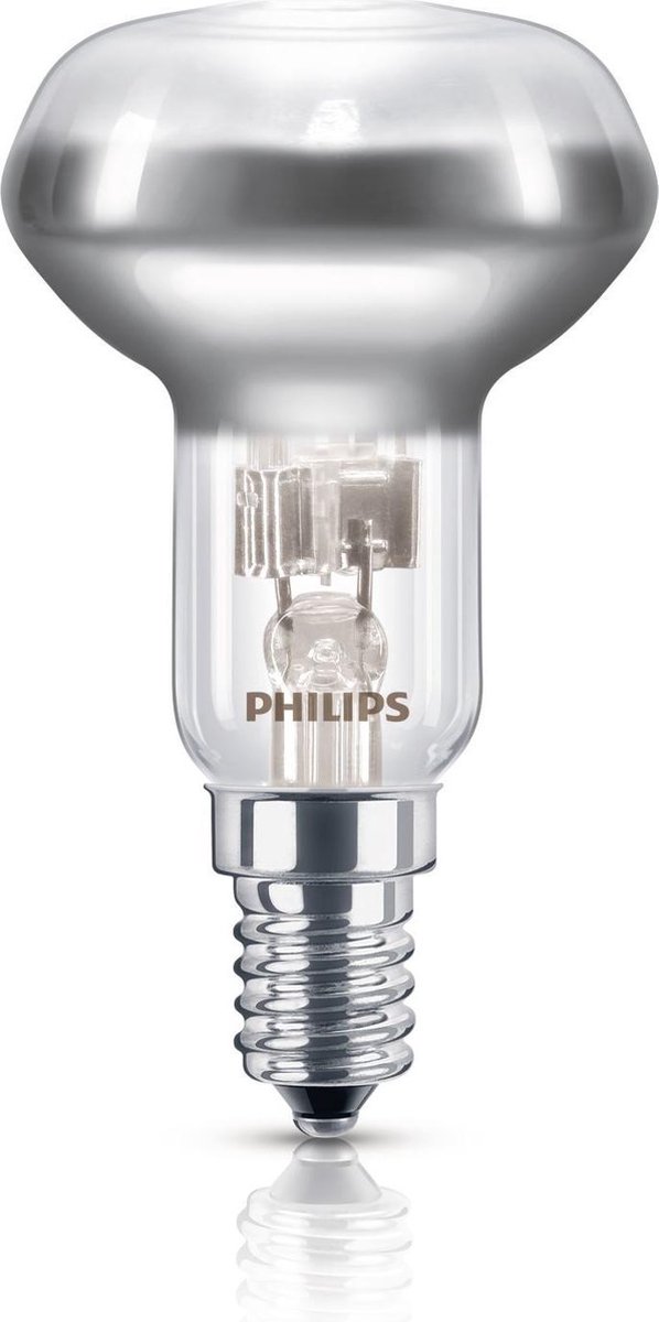 Philips Halogen Classic - Halogeenlamp reflector - 28W = 33W- E14 - Blister  2 stuks | bol.com