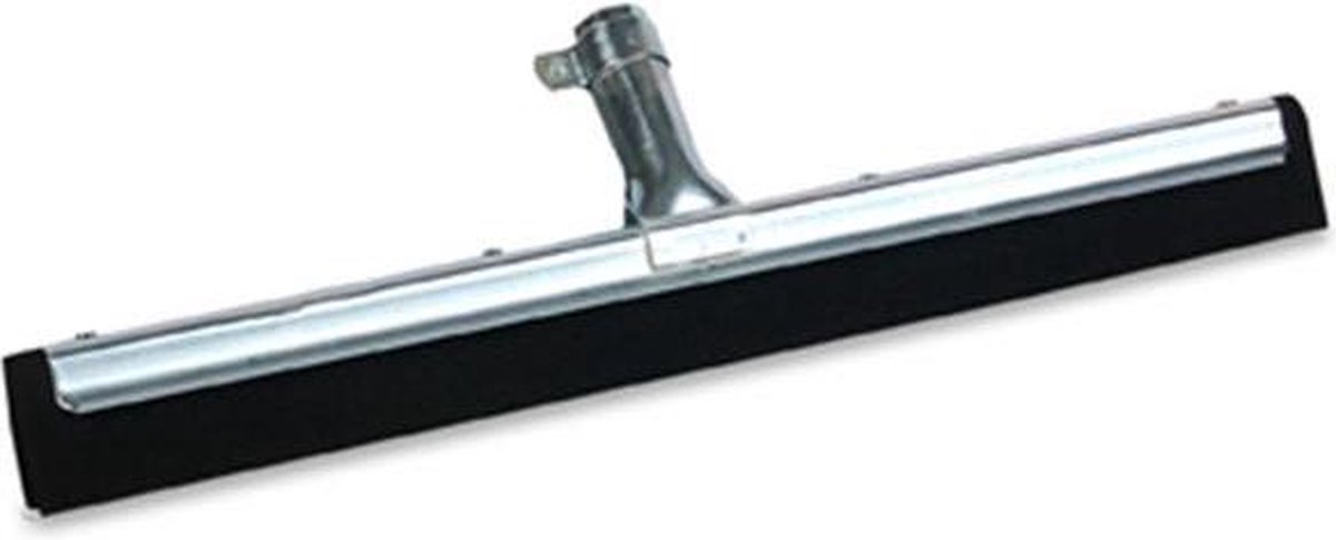 Vloertrekker metaal 45cm met natuurmousse (zwart) met waterrand - 10081609