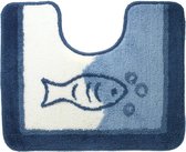 Sealskin Marina Toiletmat 45x55 cm - Acryl - Blauw