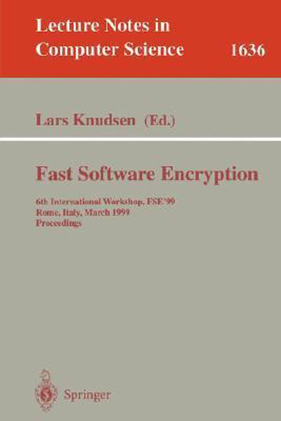 Fast Software Encryption - cover