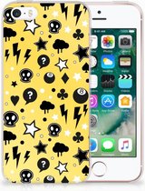 iPhone SE | 5S Uniek TPU Hoesje Punk Yellow