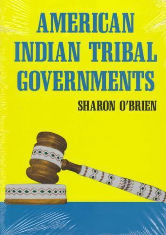 American Indian Tribal Governments 9780806125640 Sharon O'Brien