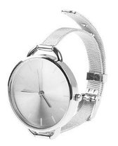 Hidzo Horloge Sanwood ø 37 mm - Zilver/Goud - Staal