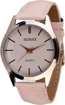 Hidzo Horloge Honhx ø 37 mm - Wit - In horlogedoosje