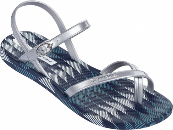 Fashion sandals blauw zilver slippers meisjes | bol.com