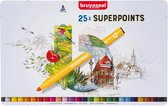 Bruynzeel Super Point viltstiften set 25