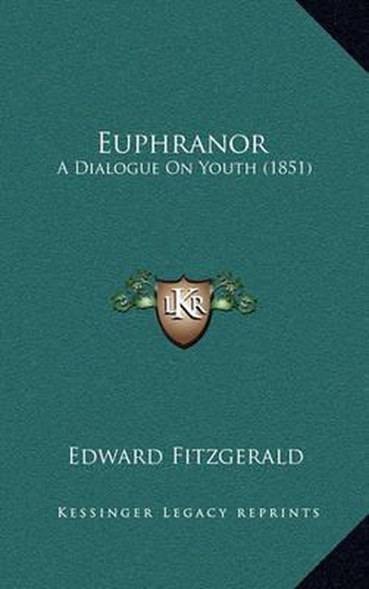 Euphranor, Edward Fitzgerald 9781168963406 Boeken bol