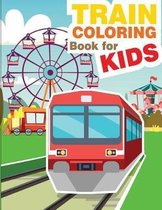Train Coloring Book for Kids