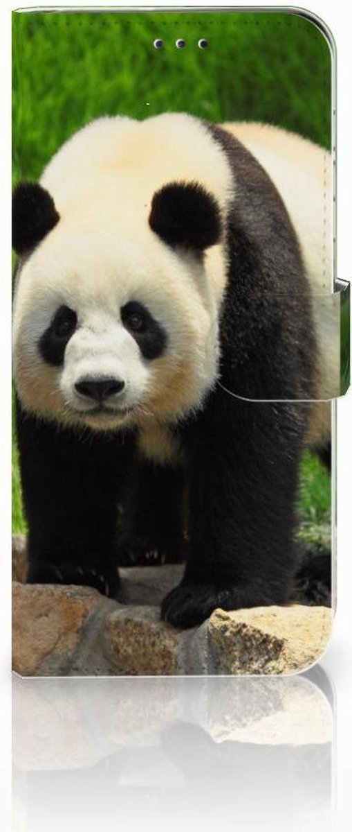 Book Case voor Samsung Galaxy A50 Telefoonhoesje met Pasjes Panda