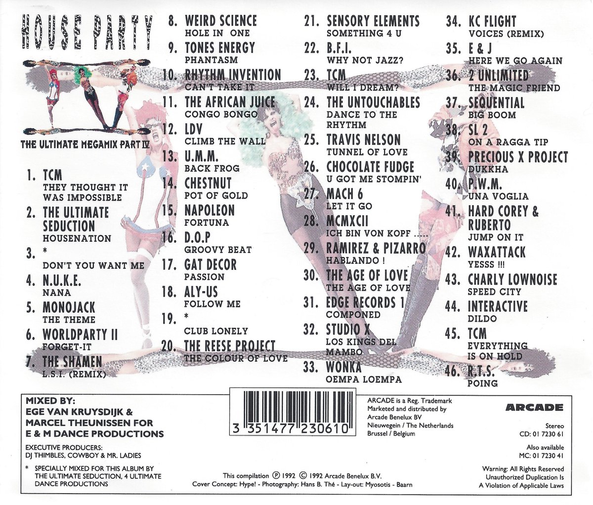 House Party Iv The Ultimate Megamix, Various CD (album) Muziek bol