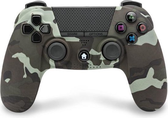 Under control PS4 bluetooth camouflage controller met koptelefoonaansluiting