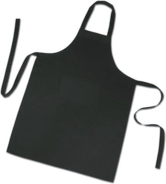 Homéé® Horeca suite Keukenschorten BBQ BIB Apron 240g. p/m2 - zwart - 70x100 cm