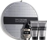 Viktor & Rolf Spice Bomb - Edt 50ml & Aftershavebalm 50ml & Shave Cream 50ml - Geurengeschenksets