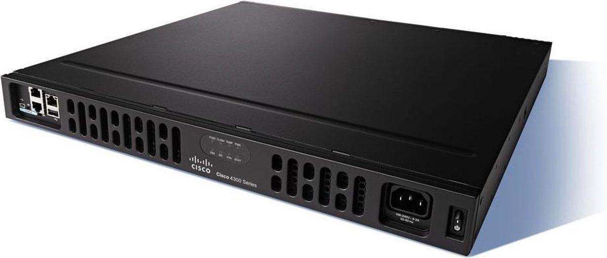 Cisco ISR 4331 bedrade router Gigabit Ethernet Zwart
