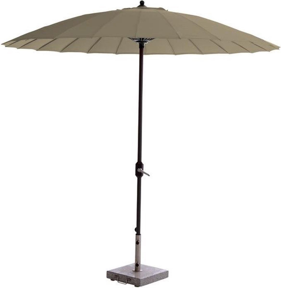 Bol.com Garden Impressions - Parasol Manilla - Ø250 cm - Taupe aanbieding