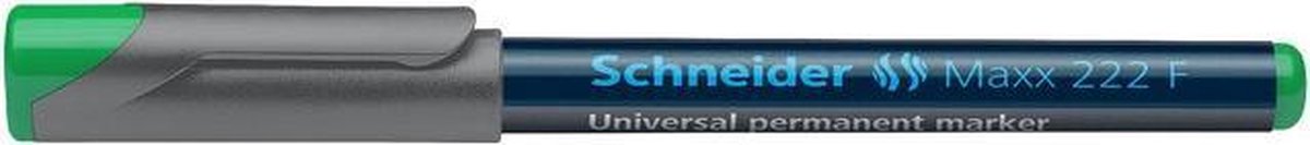 universele marker Schneider Maxx 222 F permanent groen doos met 10 stuks