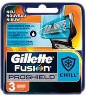 Gillette Fusion ProShield Mesjes Chill 3 stuks