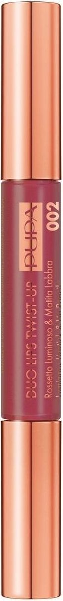 Pupa Material Luxury Duo Lips Twist Up 002 Pink Flamingo