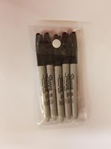 Sharpie - permanent marker - fine - zwart - etui 5 stuks
