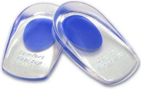 2 Coussinets De Talon En Gel De Silicone - Soulagement Douleur Fasciite Plantaire, Éperon Calcanéen - Unisexe