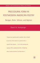 Modern and Contemporary Poetry and Poetics- Procedural Form in Postmodern American Poetry