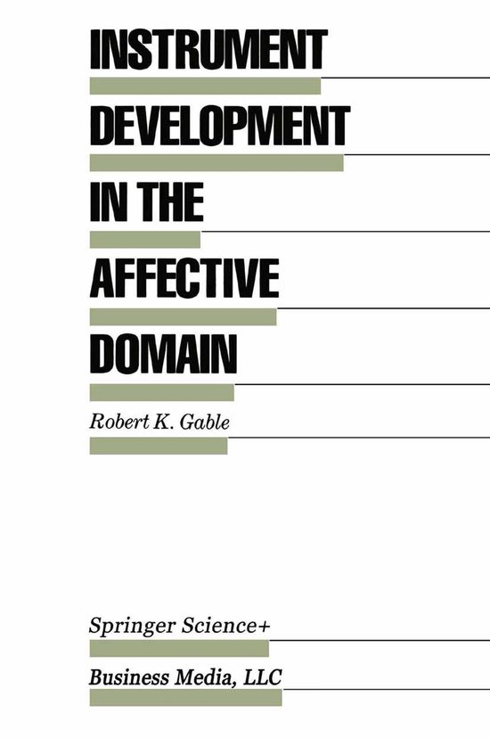 Education (R0) - Instrument Development in the Affective Dom ... - cover