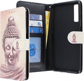 Samsung Galaxy A7 2018 Bookcase hoesje - CaseBoutique - Boeddha Boeddha print - Kunstleer
